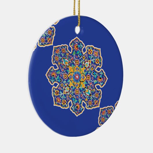 Persian Turquoise Keramisch Ornament (Rechts)