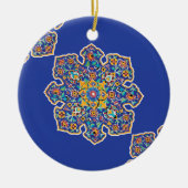 Persian Turquoise Keramisch Ornament (Voorkant)