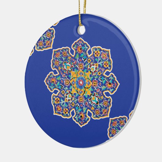 Persian Turquoise Keramisch Ornament (Links)
