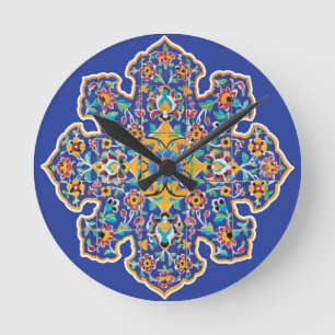 Persian Turquoise Ronde Klok