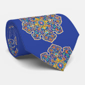 Persian Turquoise Stropdas (Opgerold)