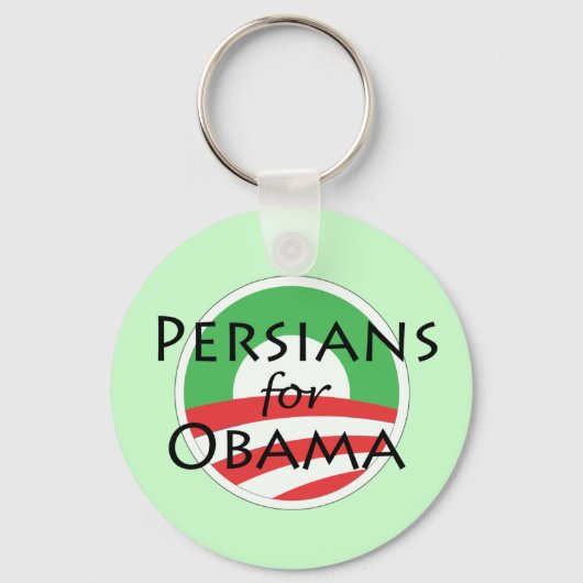 Persianen voor Obama Sleutelhanger (Voorkant)