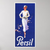 PERSIL White German Soap Detergent Old Adverteren Poster (Voorkant)