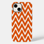 Persimmon Asian Moods Ikat Chevrons Case-Mate iPhone Case (Achterkant)