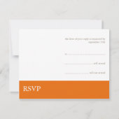 Persimmon Banner : RSVP kaartje (Achterkant)