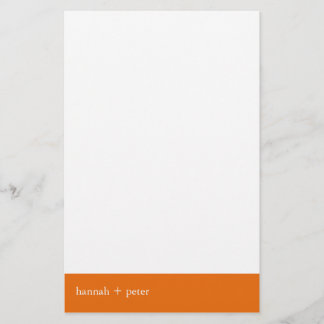 Persimmon Banner:: Stationery Briefpapier