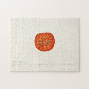 Persimmon (Diospyros) Waterverf-schilfers Legpuzzel