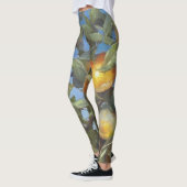 Persimmon Fruit Beauful Original Artwork Leggings (Links)