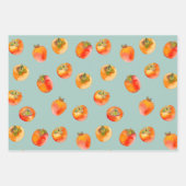 Persimmon Fruit Inpakpapier Vel (Voorkant 2)
