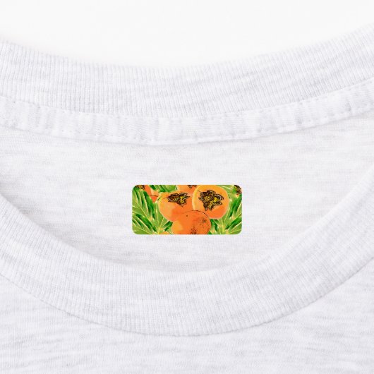 Persimmon (kaki) labels (Aangebracht)