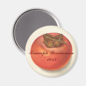 persimmon-magneet magneet (Voorkant / Achterkant)