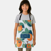 Persimmon Pastel Kleurrijk Gepersonaliseerd Patroo Schort (Insitu)