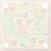 Persimmon Pattern Glazen Onderzetter (Achterkant)