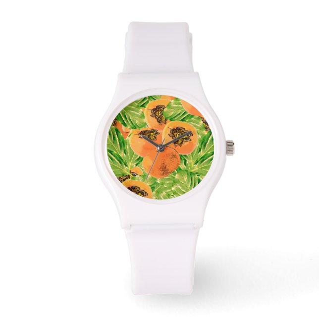 Persimmon Pattern Horloge (Voorkant)