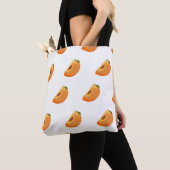 Persimmon pattern isolated on a white background.  tote bag (Dichtbij)