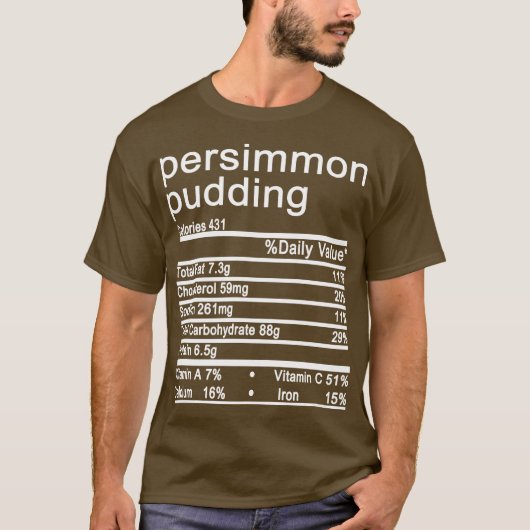 persimmon pudding t-shirt (Voorkant)