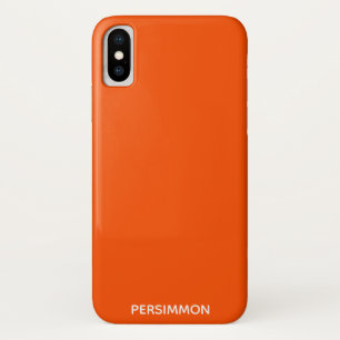 Persimmon rode kleurnaam Case-Mate iPhone case