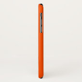 Persimmon rode kleurnaam Case-Mate iPhone case (Achterkant/links)