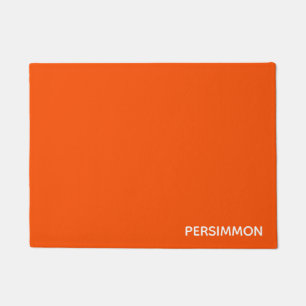 Persimmon rode kleurnaam deurmat