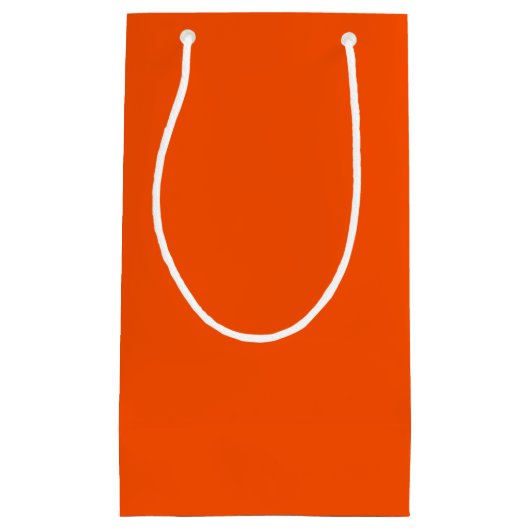 Persimmon rode kleurnaam klein cadeauzakje (Voorkant)