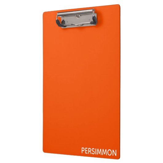 Persimmon rode kleurnaam klembord (Links)