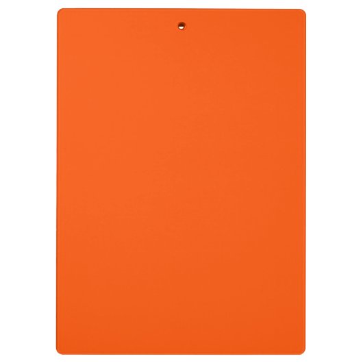 Persimmon rode kleurnaam klembord (Achterkant)