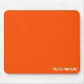 Persimmon rode kleurnaam muismat (Voorkant)