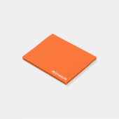 Persimmon rode kleurnaam post-it® notes (Schuin)