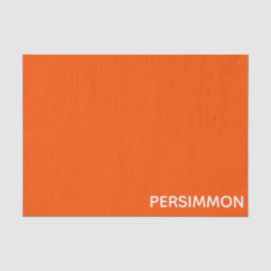 Persimmon rode kleurnaam tissuepapier