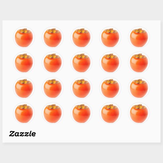Persimmon Ronde Sticker (Vel)