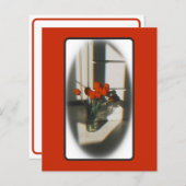  Persimmon tulp Briefpapier (Voorkant / Achterkant)