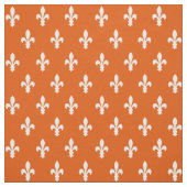 Persimmon Victoriaans Fleur de Lys Fabric Stof (Swatch)