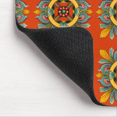 Persimmon Victoriaans teile Design Muismat (Hoek)