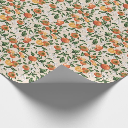 Persimmon Wrapping Paper Cadeaupapier (Hoek)