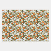 Persimmons Patroon Inpakpapier Vel (Voorkant 3)