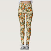 Persimmons Patroon Leggings (Voorkant)