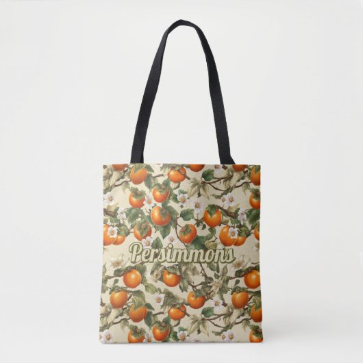 Persimmons Patroon Tote Bag (Voorkant)