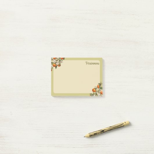 Persimmons Post-it® Notes (Op bureau)