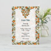 Persimmons Uitnodiging (Staand voorkant)