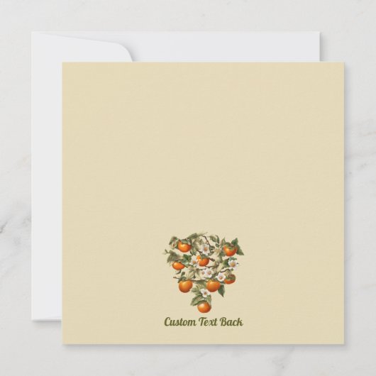 Persimmons Uitnodiging (Achterkant)