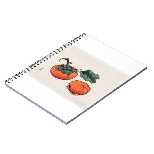 Persimmons van Kōno Bairei (1844-1895) Notitieboek (Linkerzijde)