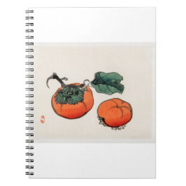 Persimmons van Kōno Bairei (1844-1895) Notitieboek