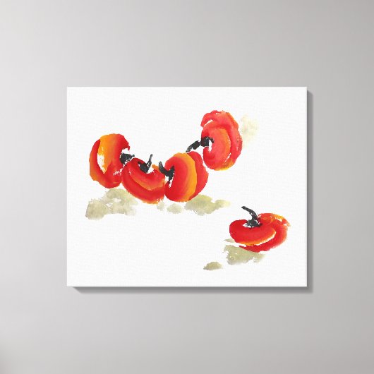 Persimoen Canvas Afdruk (Voorkant)
