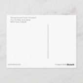 "Persimons en Paarse siervoorwerpen" KunstBriefkaa Briefkaart (Achterkant)