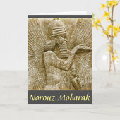 Persisch Nieuwjaarskaart Kaart (Gele Bloem)