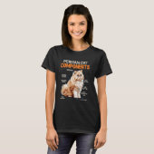 PERSISCHE KATCOMPONENTEN Grappige eigenaar van een T-shirt (Voorkant volledig)