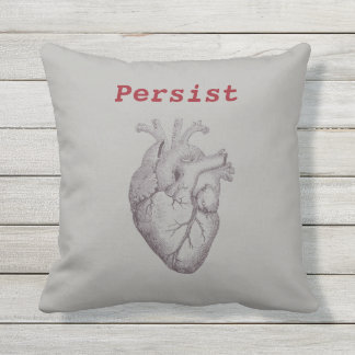 Persist ~ Heart Buitenkussen