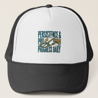 Persistence & Progress Daily Motivational Trucker  Pet