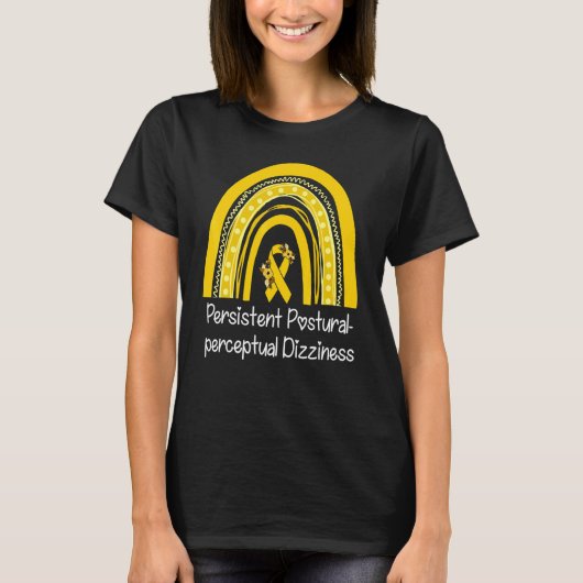 Persistent perceptueel posturale duizeligheid PPPD T-shirt (Voorkant)