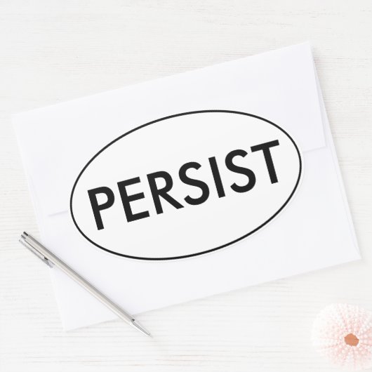 PERSISTENTE Auto Sticker (Envelop)